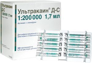 Препарат Ультракаин